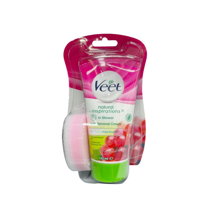Veet In Shower Hair Removal Cream Sensitive Skin 150G