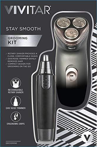 Vivitar PG-0204 Stay Smooth Grooming Kit, Black